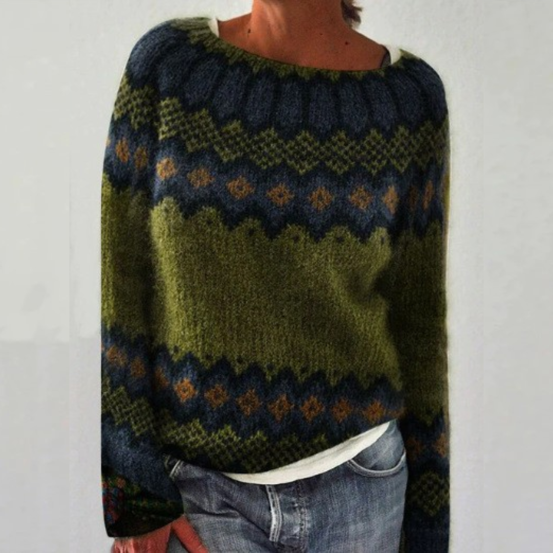 Anita™ - Koselig Retro-genser