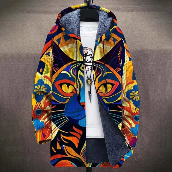 Tarni™ | Luksuriøs cardigan med kunstnerisk inspirasjon