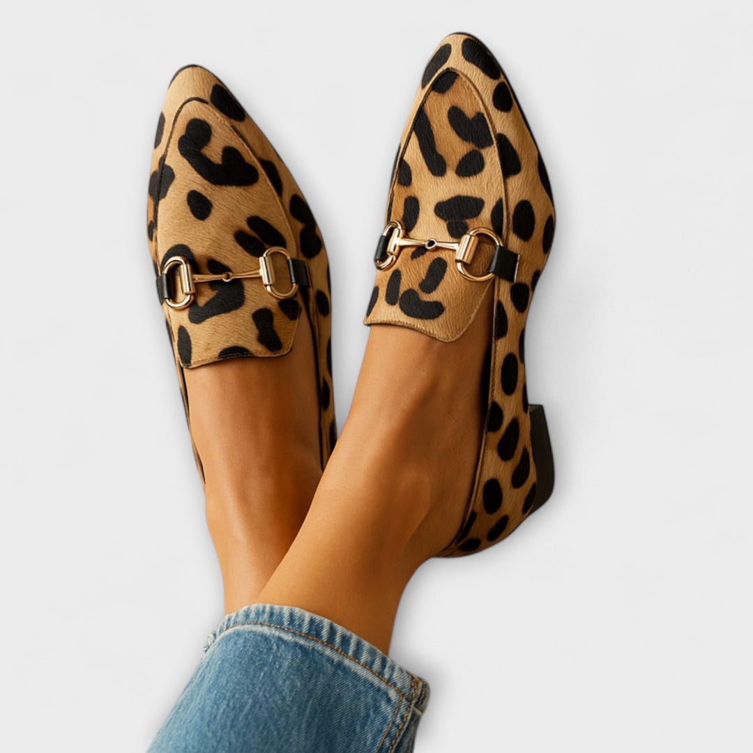 Tilde™ | Lillian – Loafer i semsket skinn