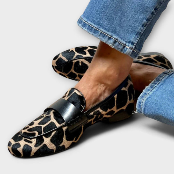 Elin™ | Leopard Loafers