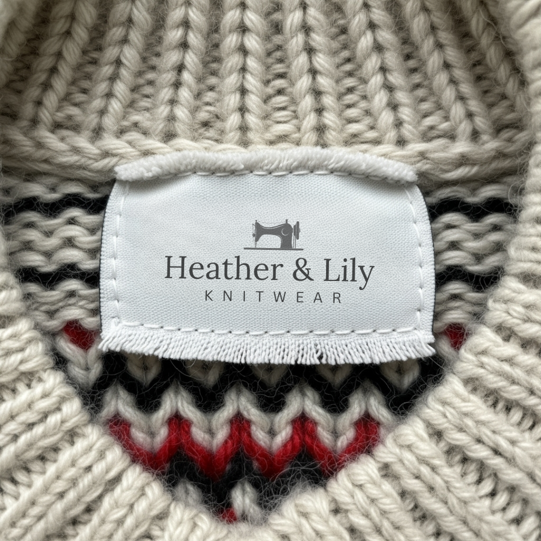 Allaira | Vintage Islandsk Ull Cardigan