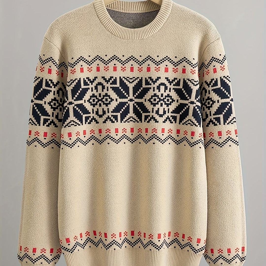 Liam | Vintage Islandsk Genser