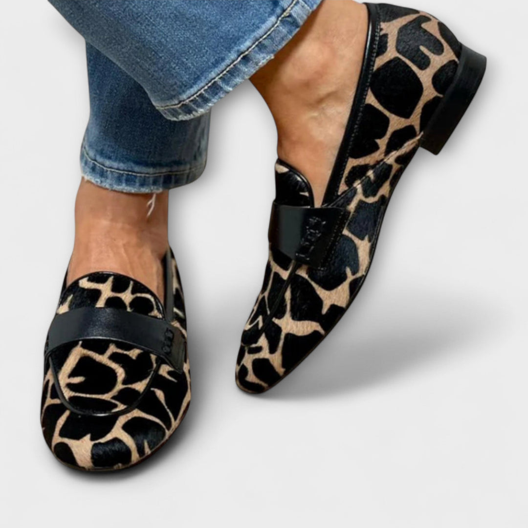 Elin™ | Leopard Loafers