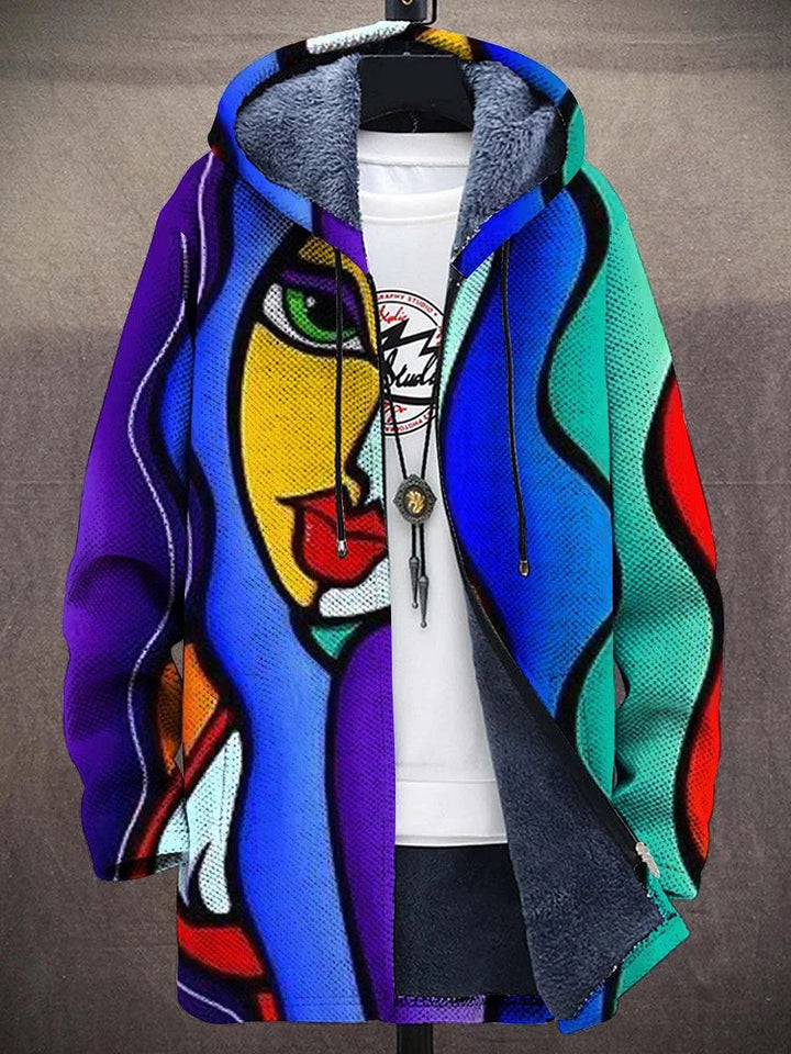 Allira™ | Luksuriøs Cardigan med kunstnerisk inspirasjon