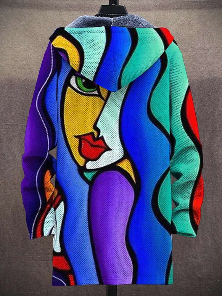 Allira™ | Luksuriøs Cardigan med kunstnerisk inspirasjon