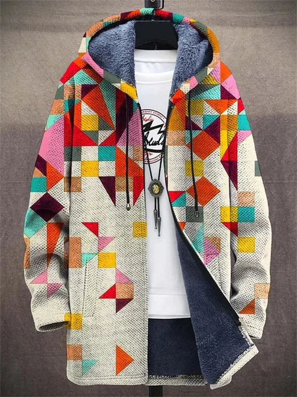 Aria™ - Luksuriøs cardigan med kunstnerisk inspirasjon