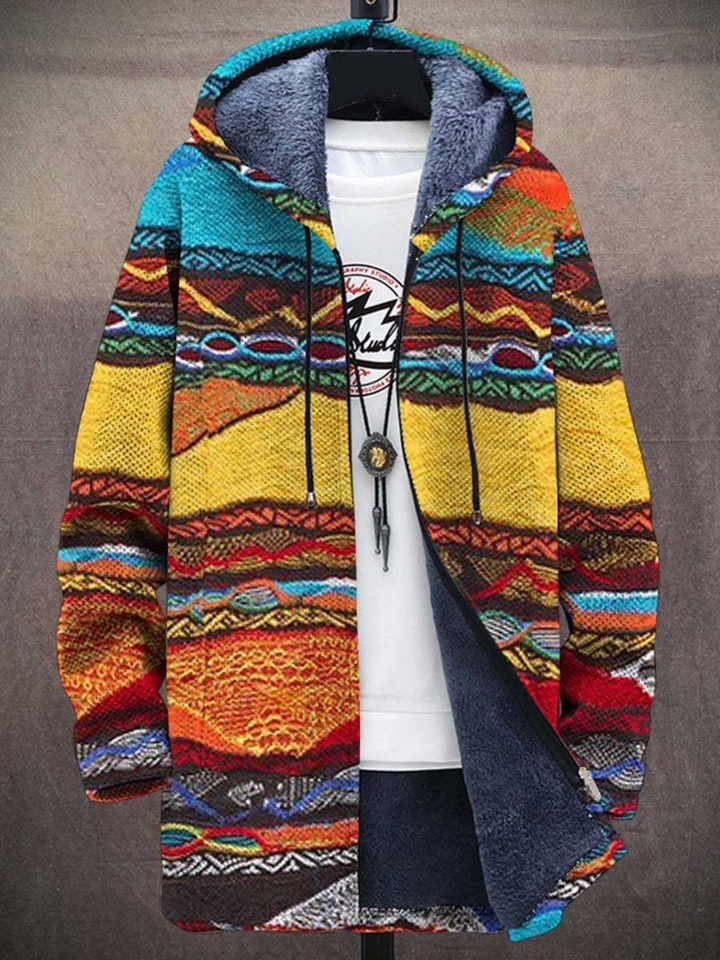 Jindalee™ | Luksuriøs cardigan med kunstnerisk inspirasjon