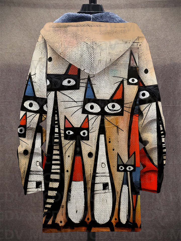 Lowanna™ | Luksuriøs cardigan med kunstnerisk inspirasjon