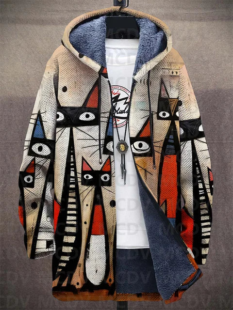 Lowanna™ | Luksuriøs cardigan med kunstnerisk inspirasjon