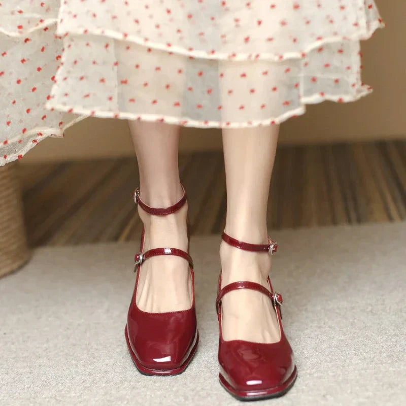 Elegante Ankelrem Mary Janes