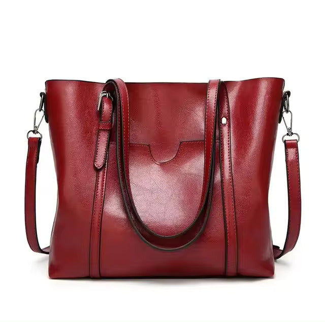 Clara - Elegant Skinn Skulderveske