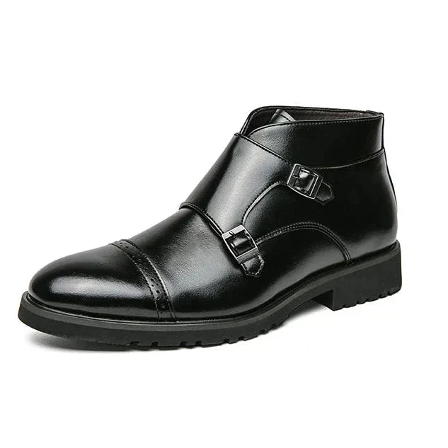 Parker | Kunstlær Dobbel-Monk-strap Støvler