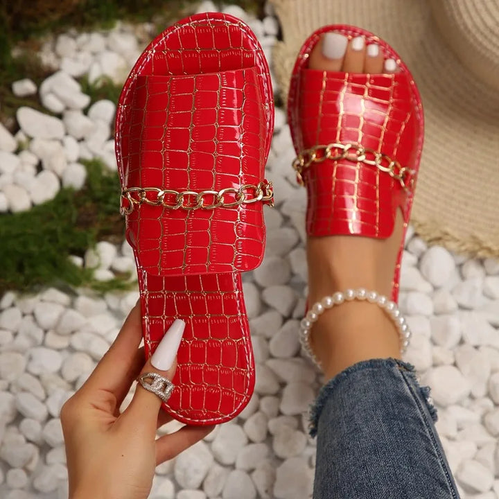 Lovisa™ | Elegante Lydia-sandaler med kjededetalj