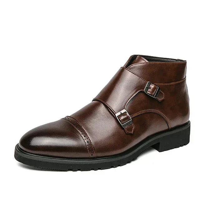 Parker | Kunstlær Dobbel-Monk-strap Støvler