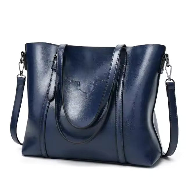 Clara - Elegant Skinn Skulderveske