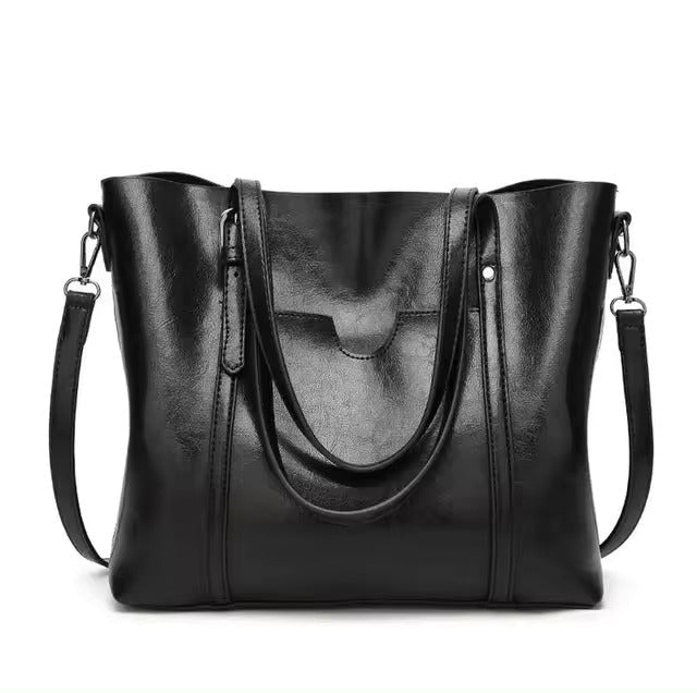 Clara - Elegant Skinn Skulderveske