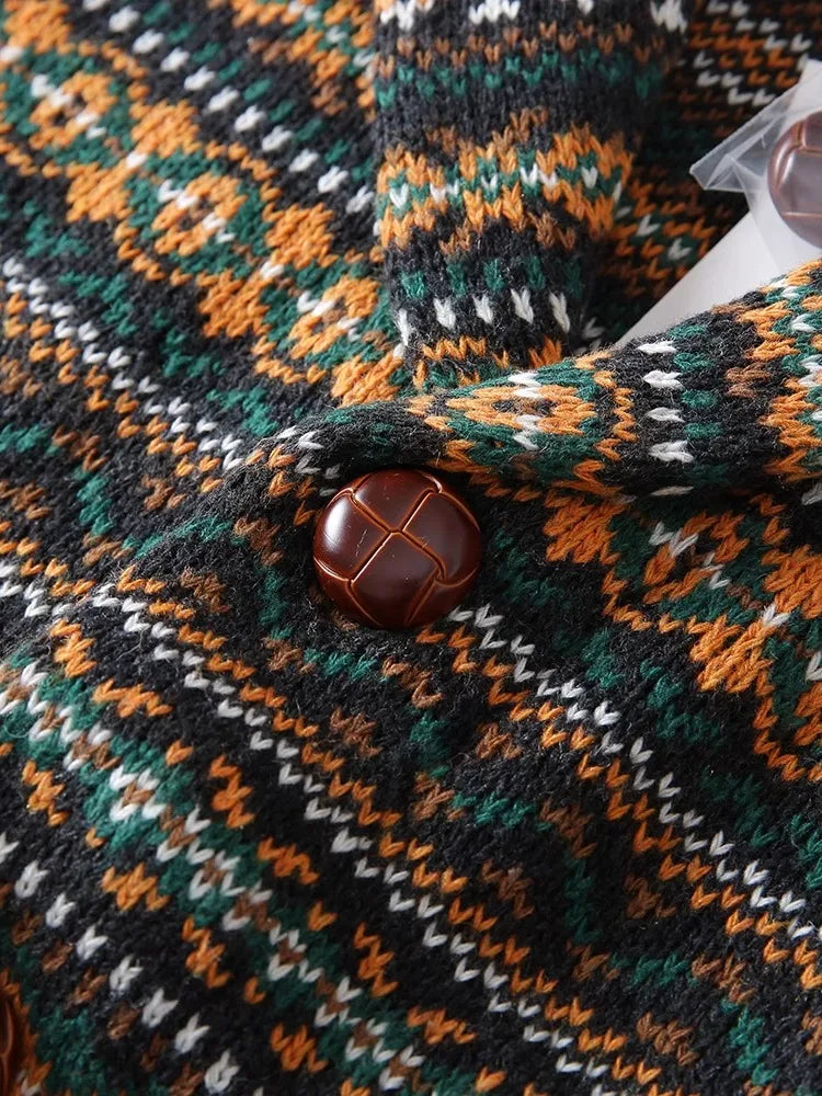 Leo | Vintage Islandsk Genser