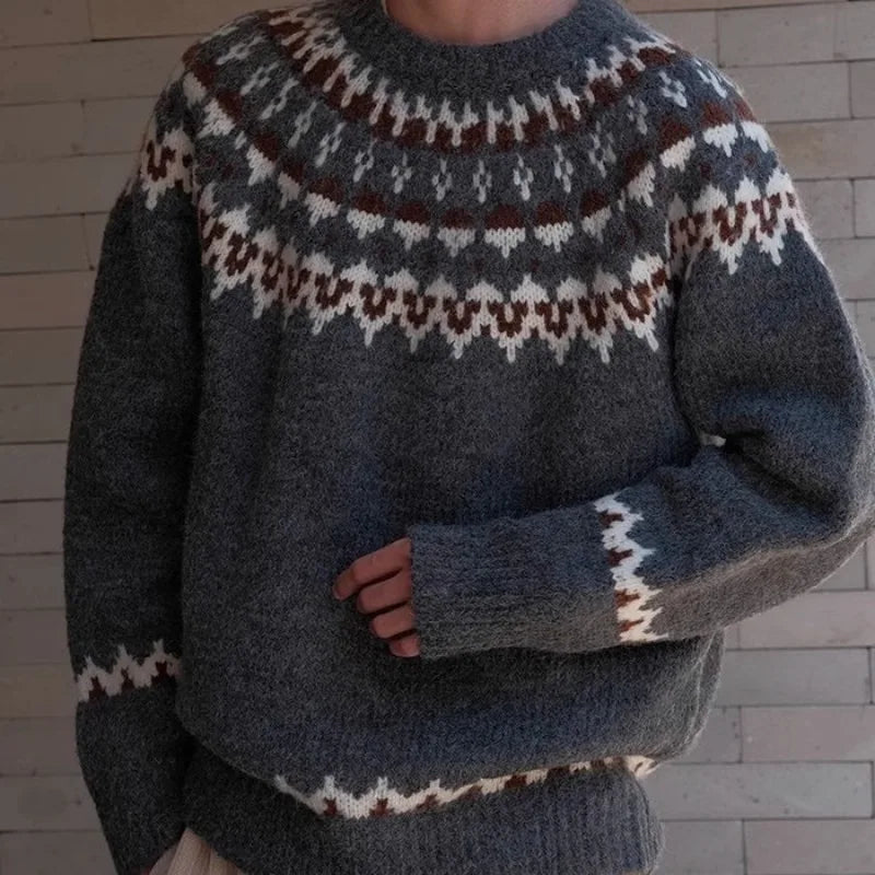 Lucas | Vintage Islandsk Genser