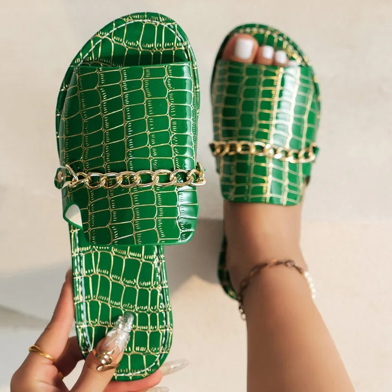 Lovisa™ | Elegante Lydia-sandaler med kjededetalj