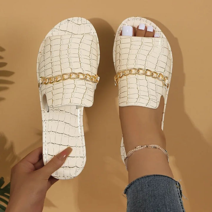 Lovisa™ | Elegante Lydia-sandaler med kjededetalj