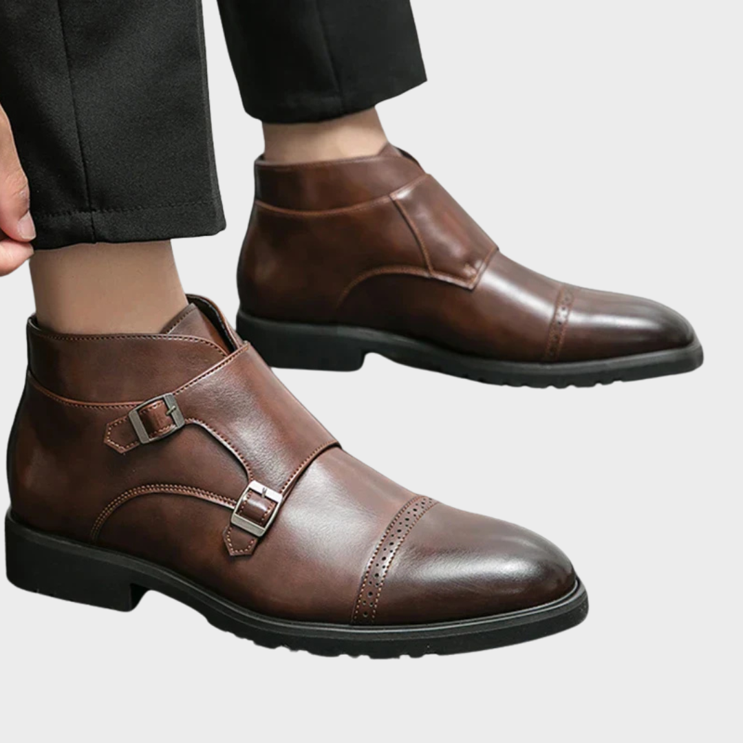 Parker | Kunstlær Dobbel-Monk-strap Støvler