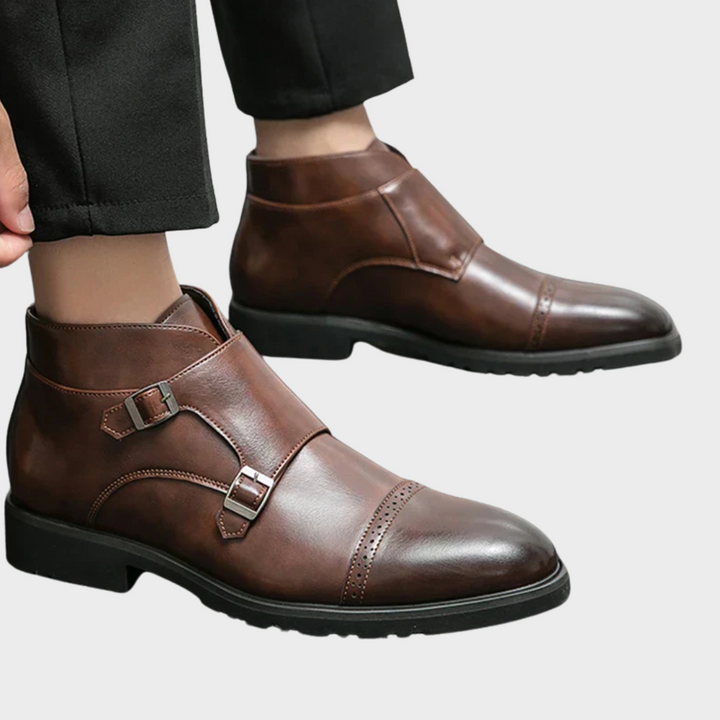 Parker | Kunstlær Dobbel-Monk-strap Støvler