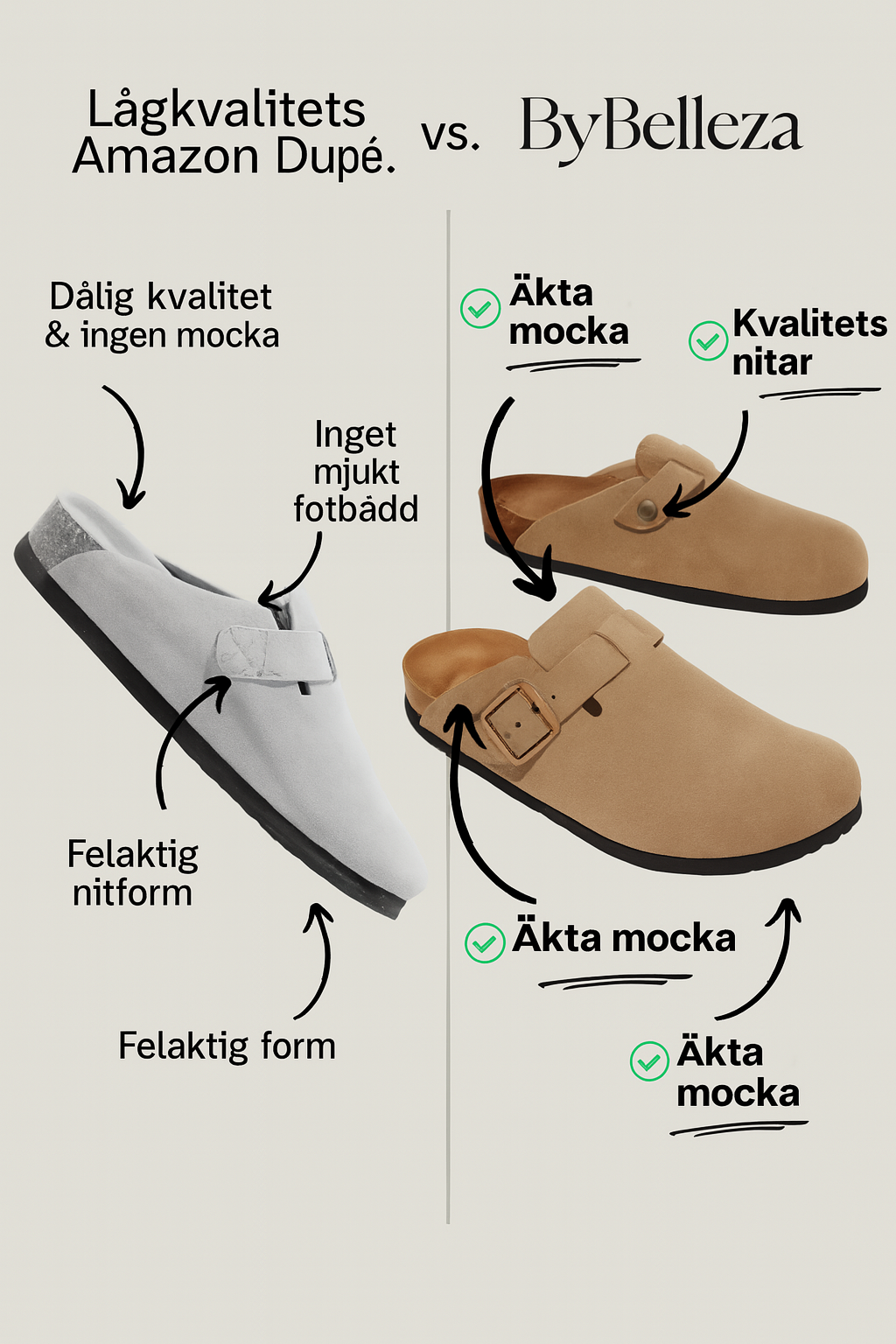 Lovisa™ | Ekte Mocka Tresko fra ByBelleza