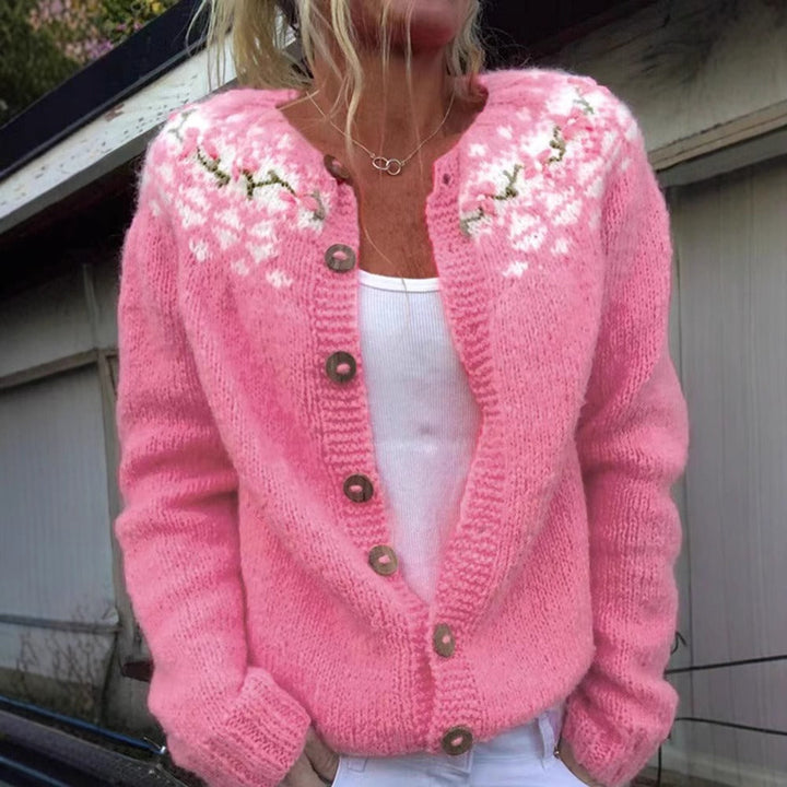 Vivian | Vintage islandsk ullcardigan