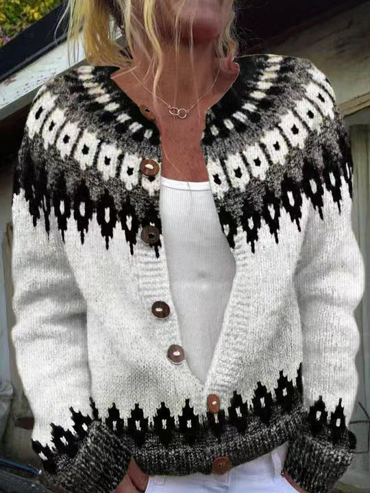 Alexa | Vintage Islandsk Ull Cardigan
