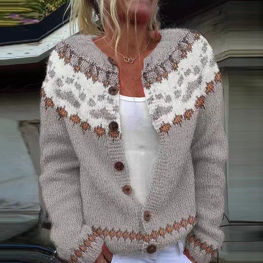 Emery | Vintage islandsk ull cardigan