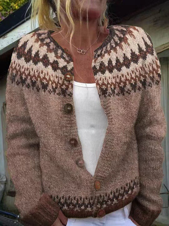 Ariana | Vintage islandsk ullcardigan