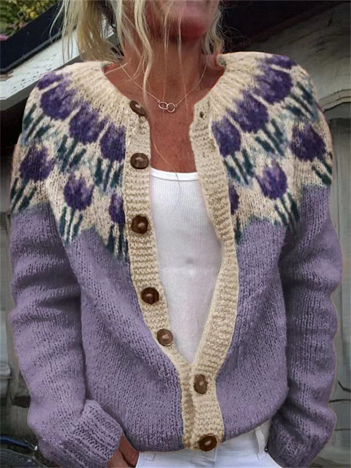 Josephine | Vintage islandsk ull cardigan