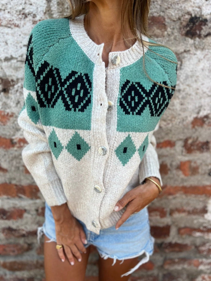 Allison | Vintage Islandsk Ull Cardigan