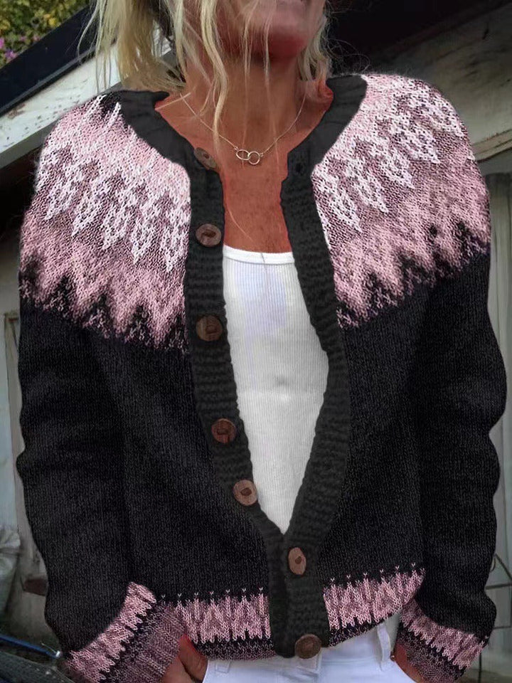 Lydia | Vintage islandsk ull cardigan
