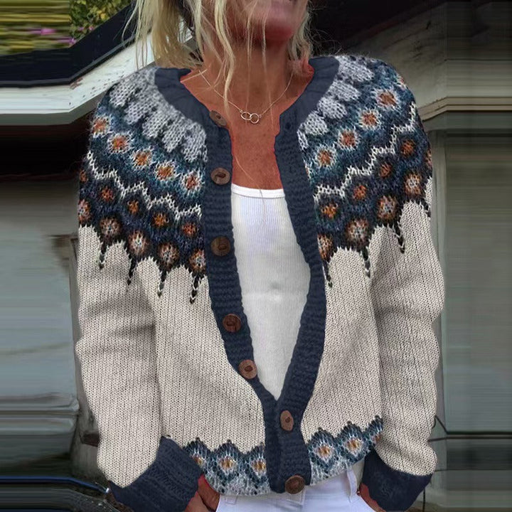 Kylie | Vintage Islandsk Ull Cardigan