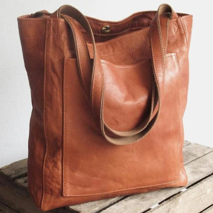 Elysia - Klassisk Lær Tote