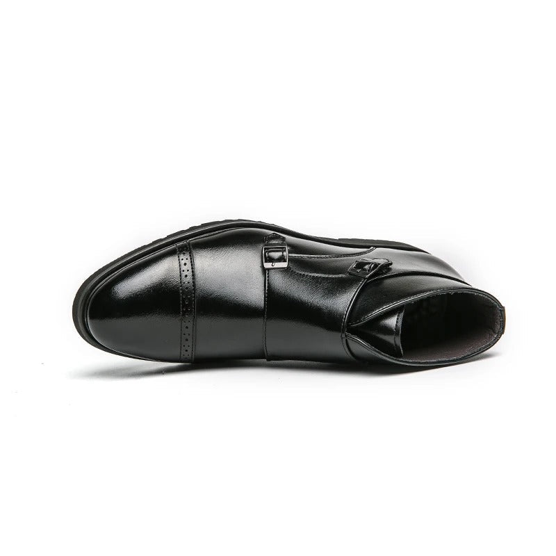 Parker | Kunstlær Dobbel-Monk-strap Støvler