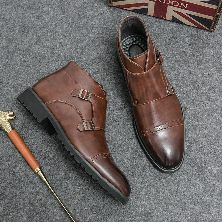 Parker | Kunstlær Dobbel-Monk-strap Støvler