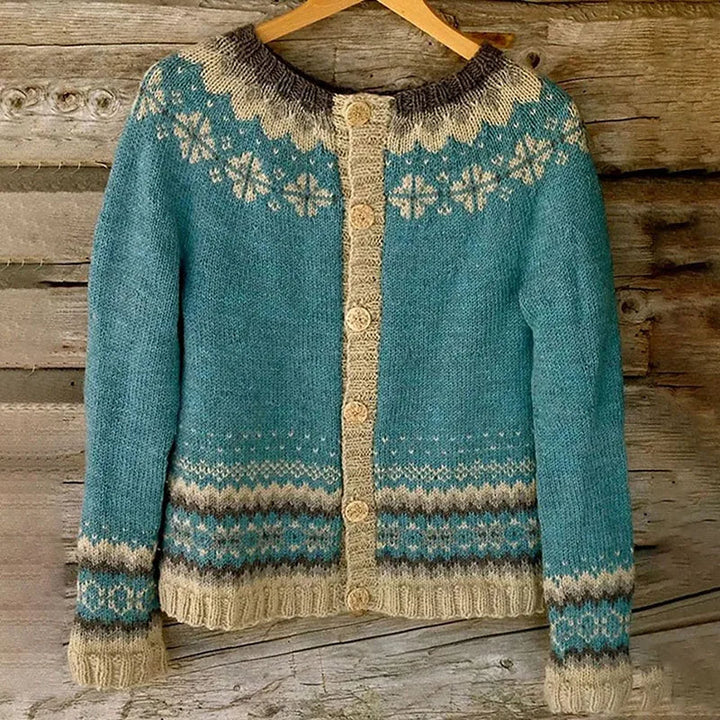 Allaira | Vintage Islandsk Ull Cardigan