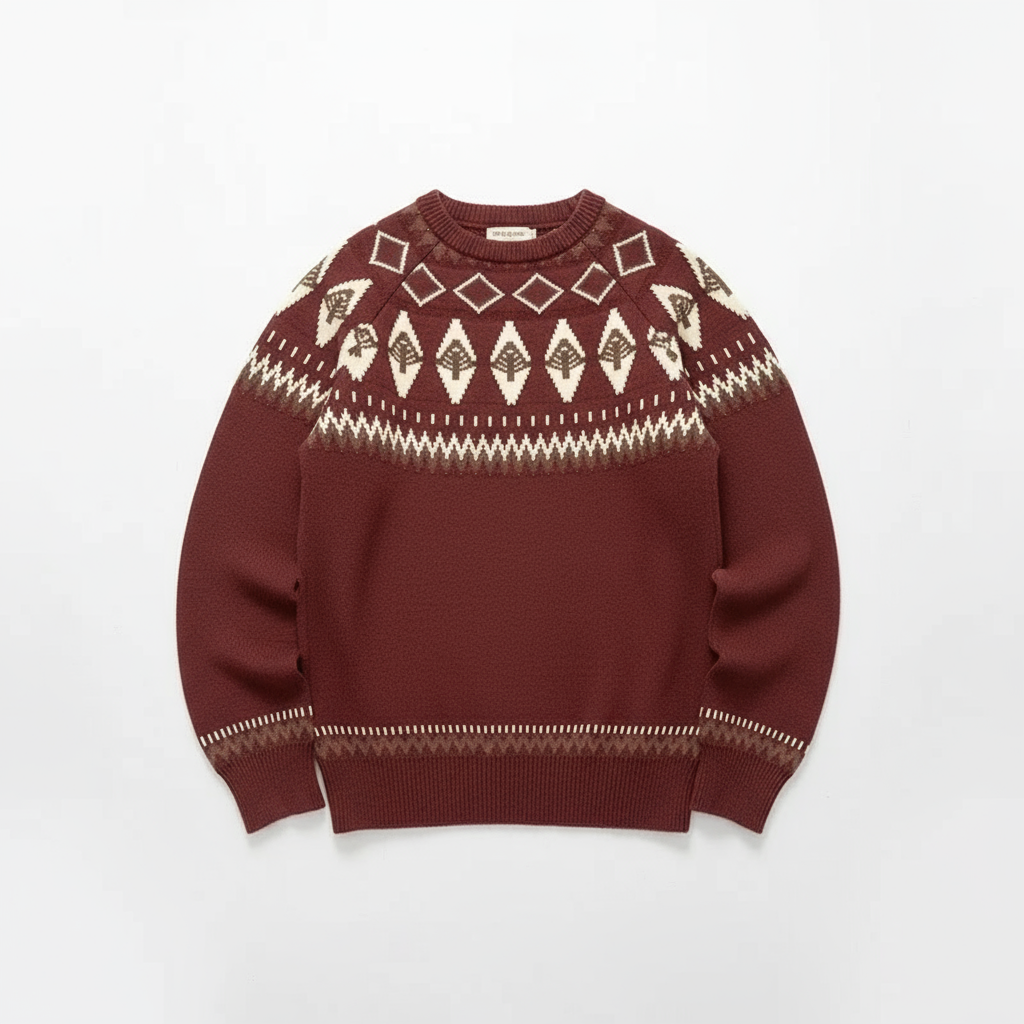 Ezra | Vintage Islandsk Genser