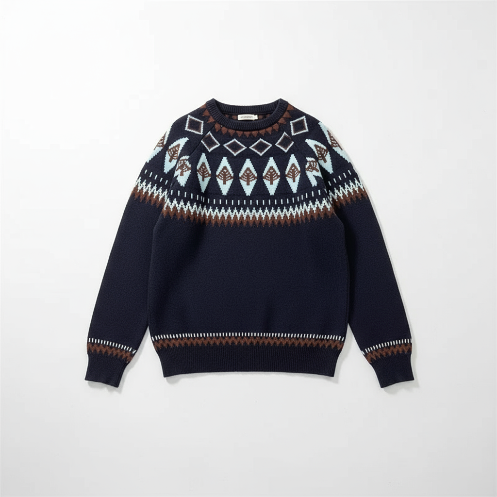 Ezra | Vintage Islandsk Genser