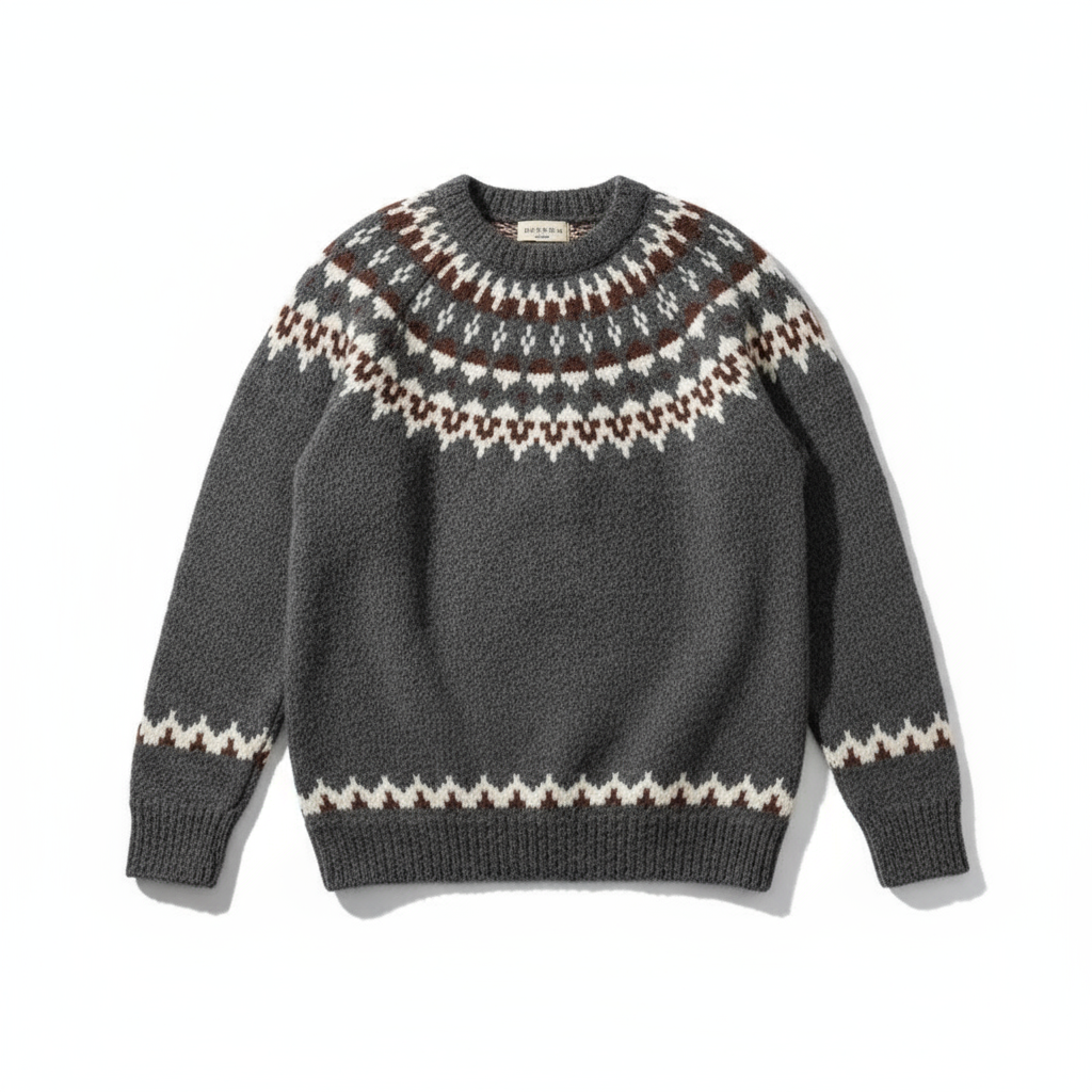 Lucas | Vintage Islandsk Genser