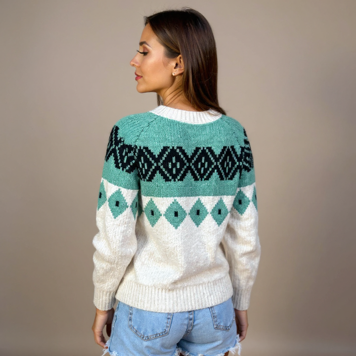 Allison | Vintage Islandsk Ull Cardigan