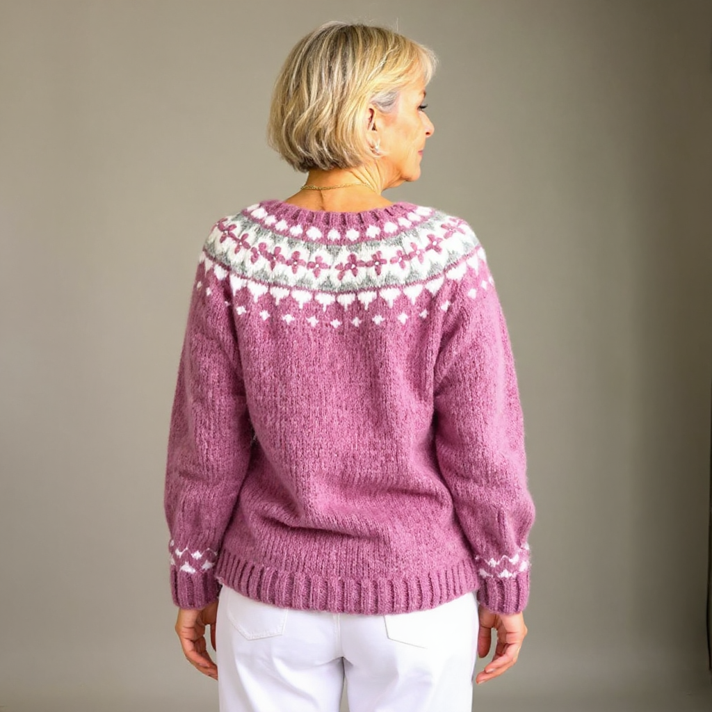 Maya | Vintage Islandsk Ull Cardigan