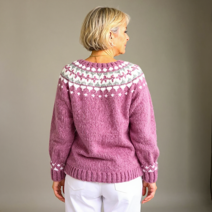Maya | Vintage Islandsk Ull Cardigan