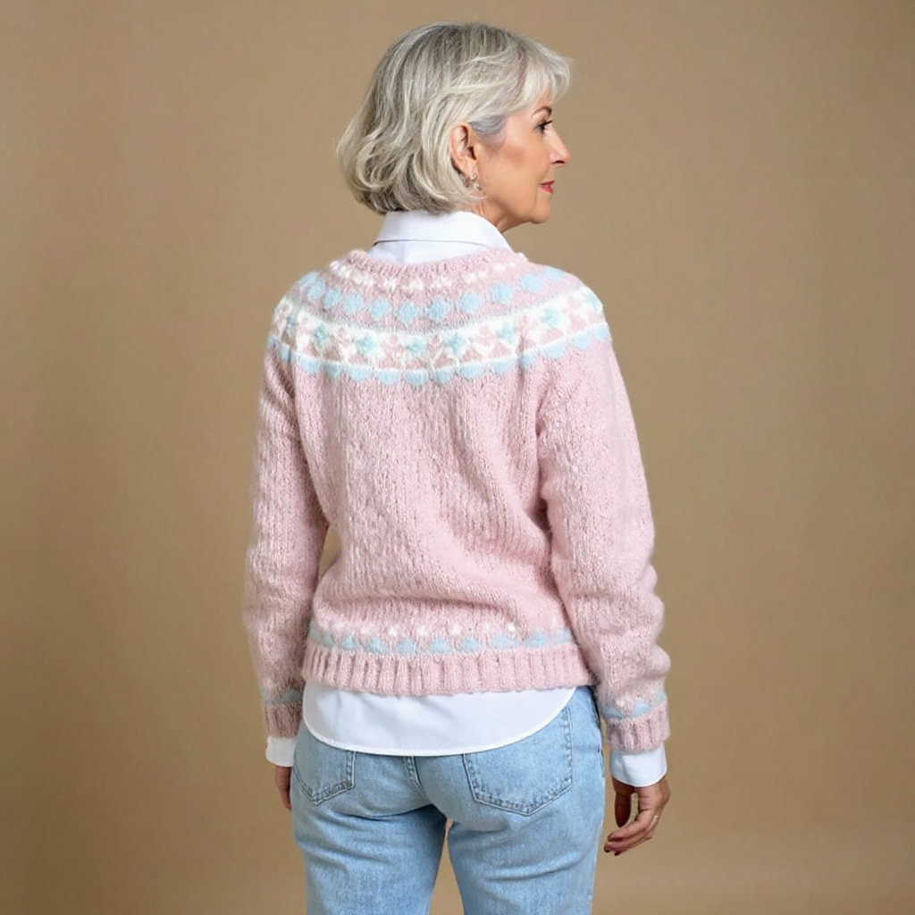 Sarah | Vintage islandsk ullcardigan