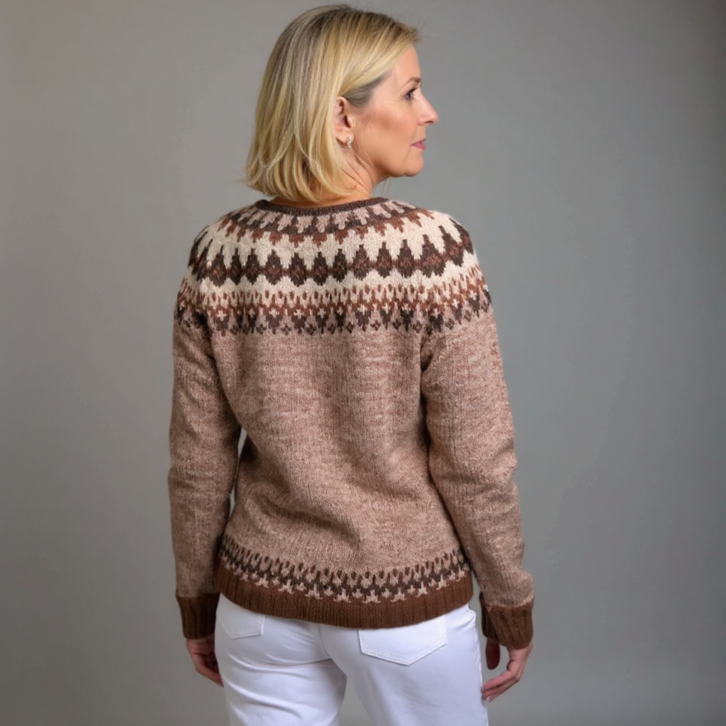 Ariana | Vintage islandsk ullcardigan