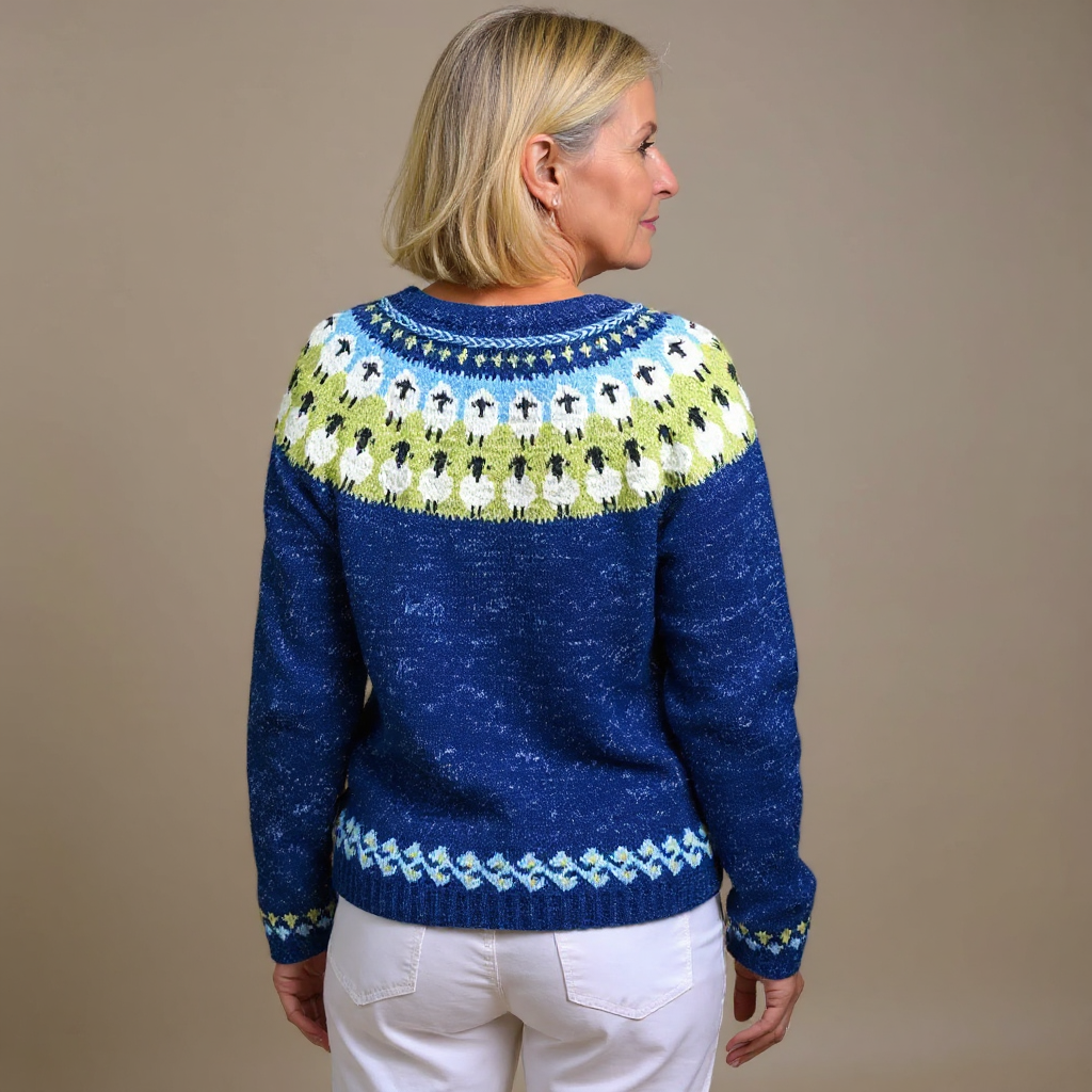 Sophie | Vintage islandsk ull cardigan