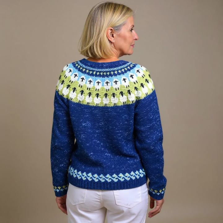 Sophie | Vintage islandsk ull cardigan