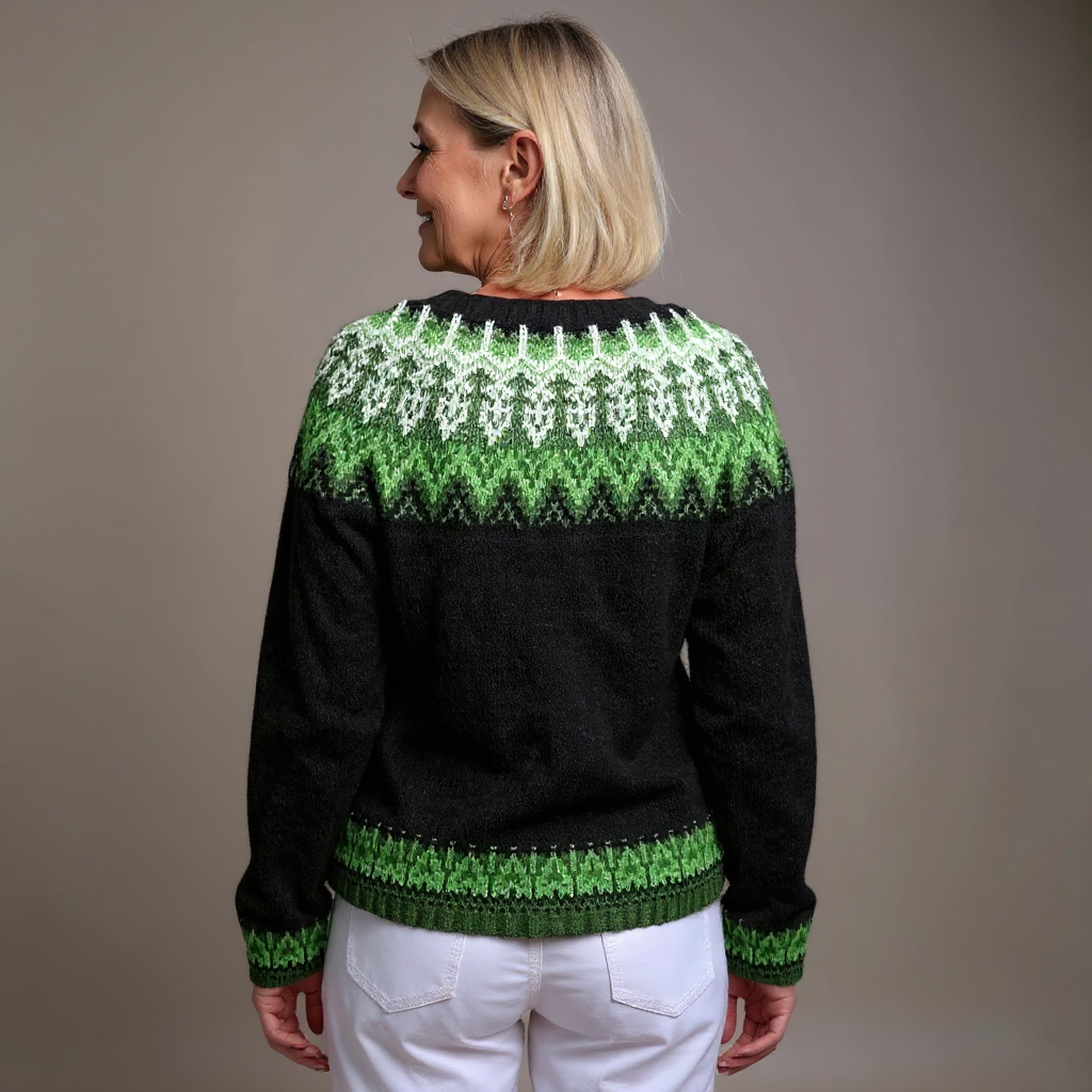 Sadie | Vintage Islandsk Ull Cardigan